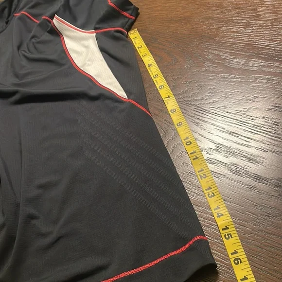 NIKE Women's Athletic Dri Fit Shirt | Black & Pink & White 1/4 Zip | Size XLarge - Picture 6 of 7